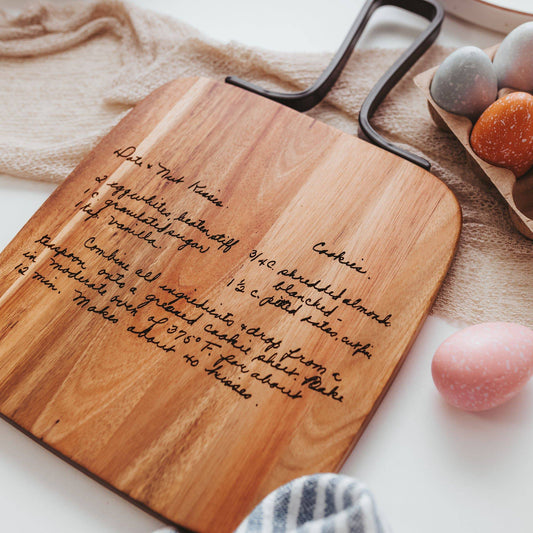 Recipe Engraved Cutting Board - Willow and Mist Gifts