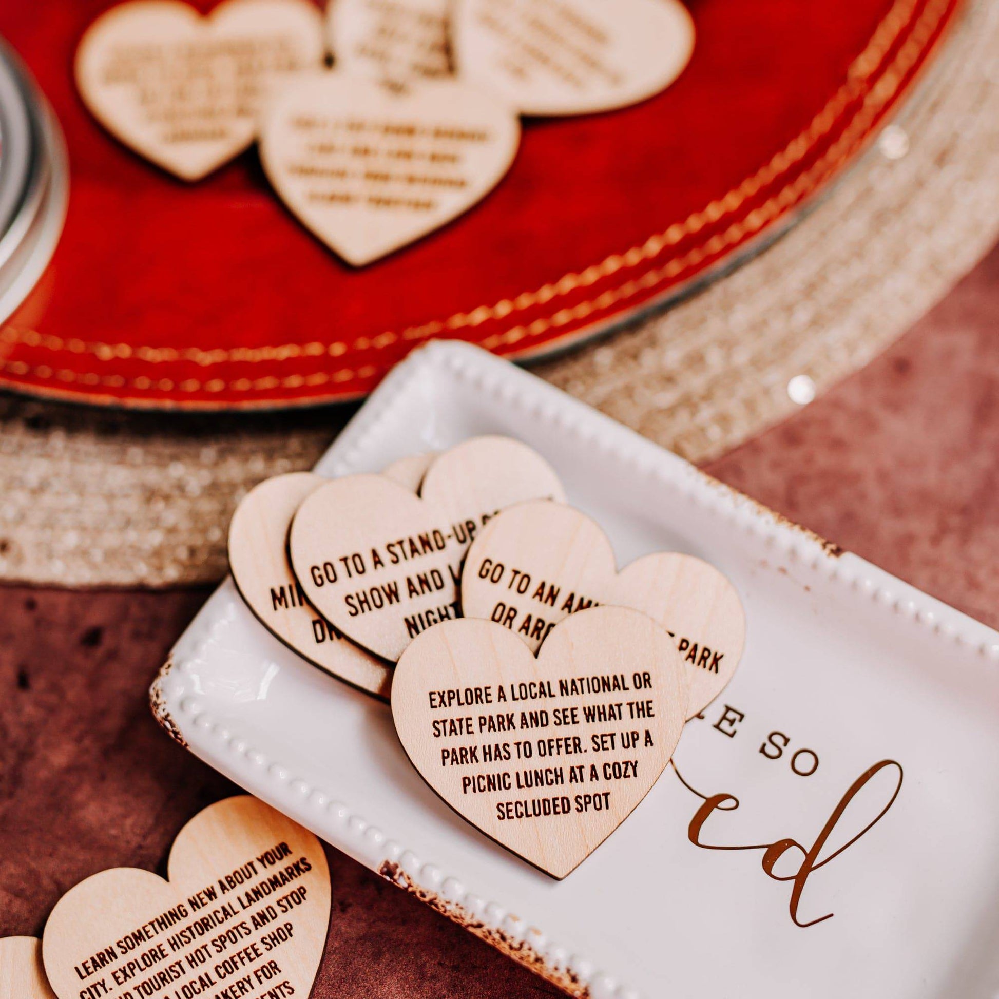 Unique Tin of 30 Date Night Ideas for Couples - Willow and Mist Gifts