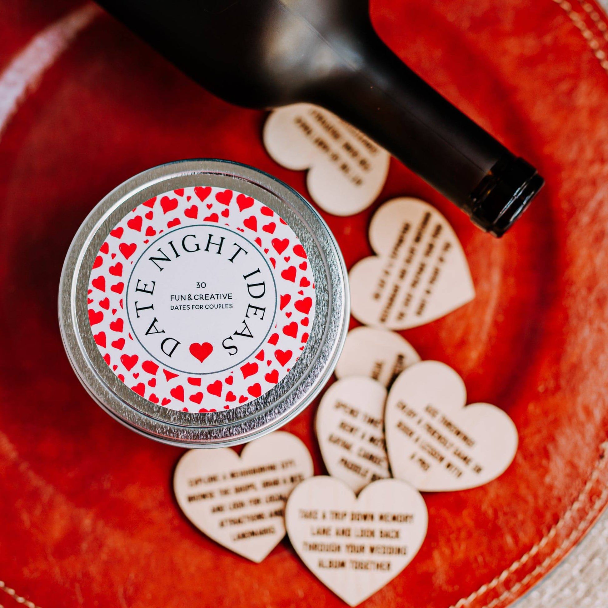 Unique Tin of 30 Date Night Ideas for Couples - Willow and Mist Gifts