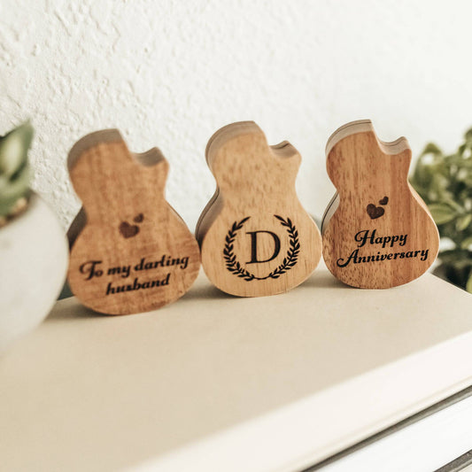 Customizable Guitar Pick and Box - Perfect Keepsake for Music Lovers - Willow and Mist Gifts